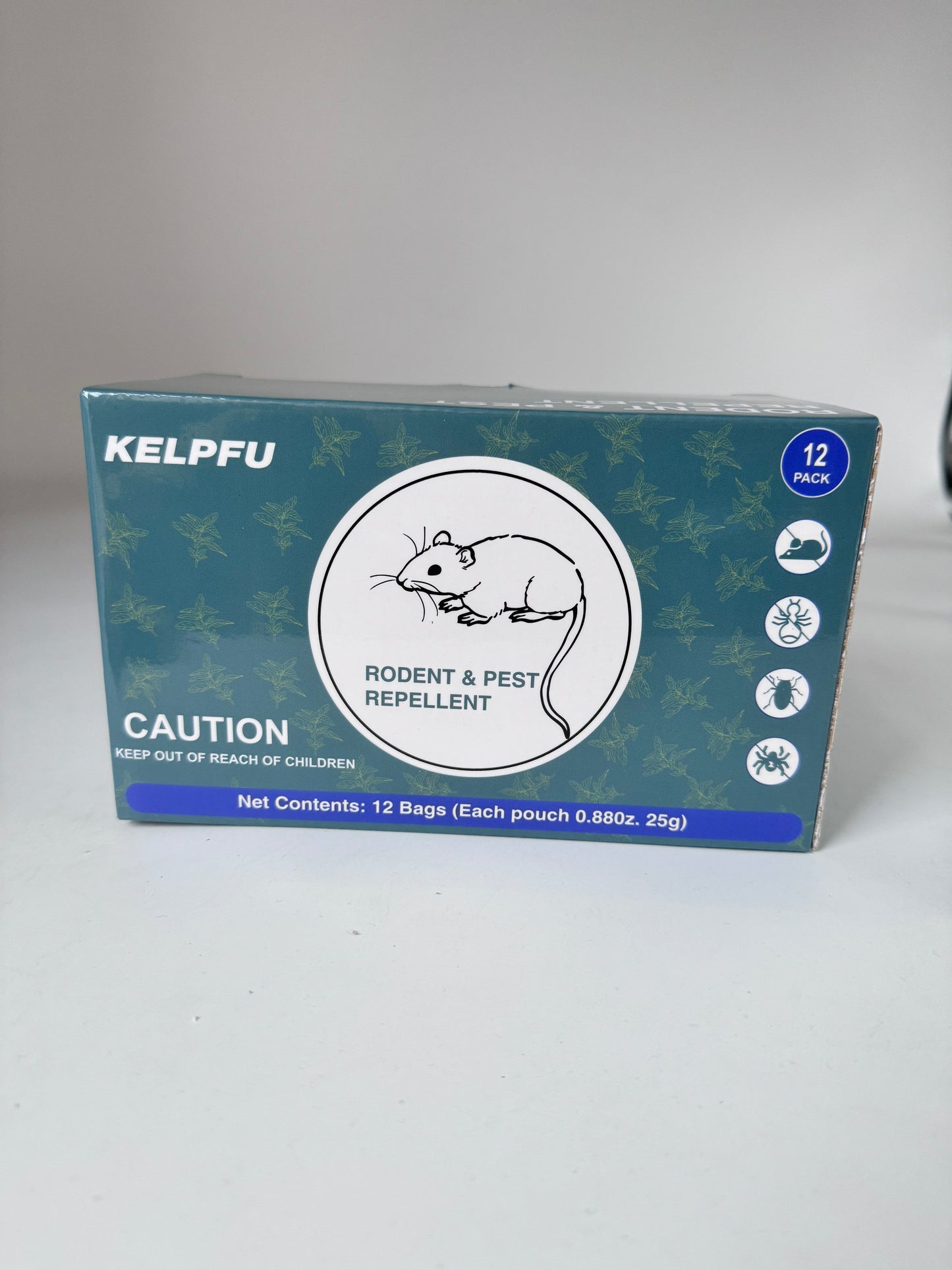 KELPFU Effective Rodent Repellent Bags - Natural Mouse Repellent with Pure Essential Oils for Safe and Versatile Pest Control