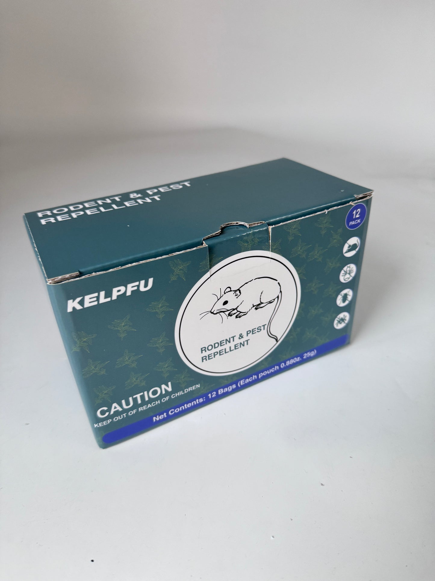 KELPFU Effective Rodent Repellent Bags - Natural Mouse Repellent with Pure Essential Oils for Safe and Versatile Pest Control